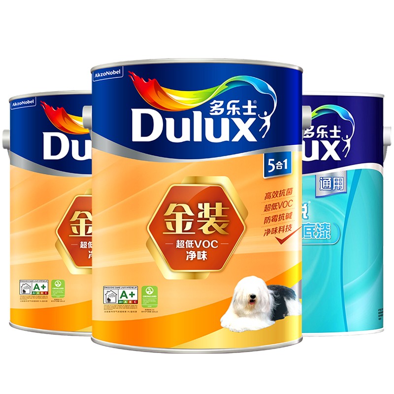 多乐士（Dulux） 金装净味五合一 内墙乳胶漆 油漆涂料 5L图2