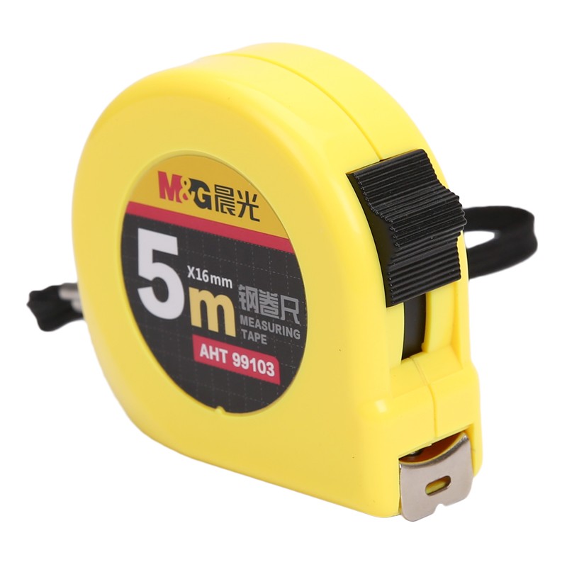 文具5m*16mm标准钢卷尺 办公/家庭装修通用米尺/尺子 测量钢卷盒尺伸缩尺 单个装AHT99103图5