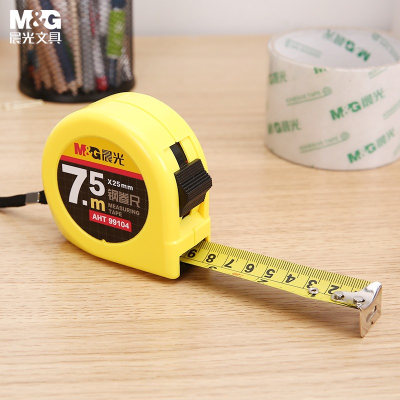 文具5m*16mm标准钢卷尺 办公/家庭装修通用米尺/尺子 测量钢卷盒尺伸缩尺 单个装AHT99103图3