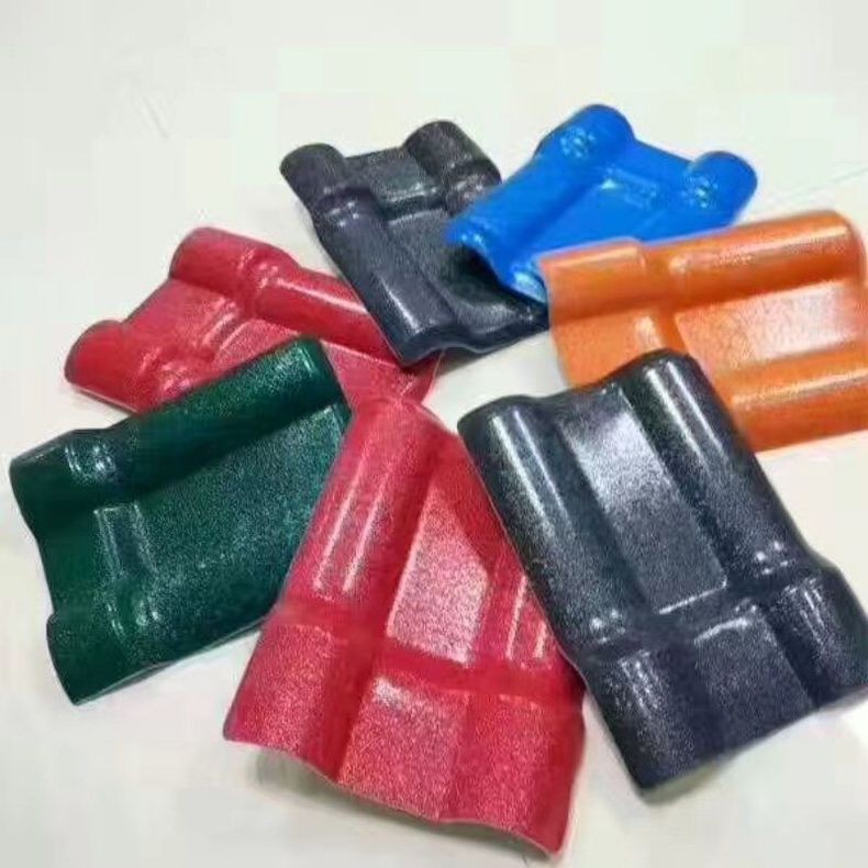 树脂瓦屋顶建筑用仿古琉璃瓦片彩钢瓦塑料瓦石棉加厚WM图3