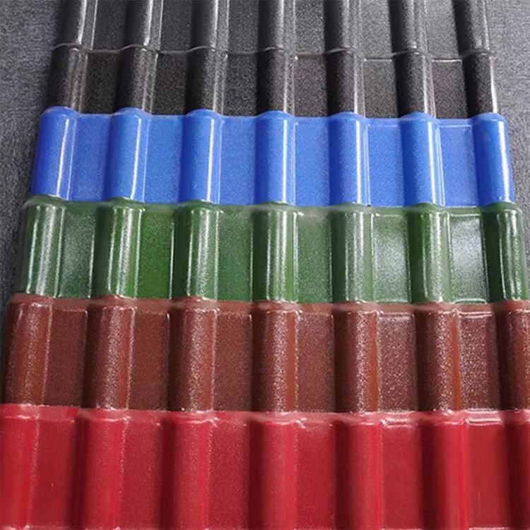 树脂瓦屋顶建筑用仿古琉璃瓦片彩钢瓦塑料瓦石棉加厚WM图4