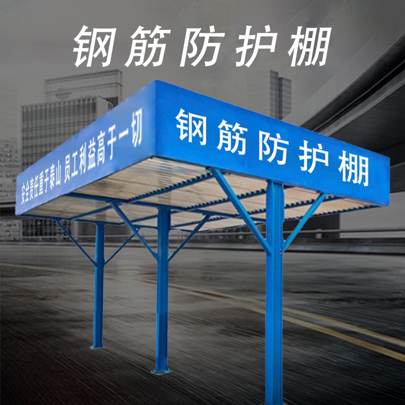 安全通道防护棚 主体钢材Q235B 尺寸：6m长*3m宽*4m高 1套图2