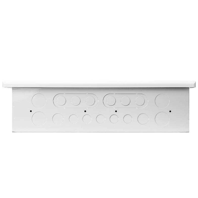 弱电箱 多媒体家用布线箱光纤入户信息箱 入墙尺寸392X290X100mm（排插+支架）图5