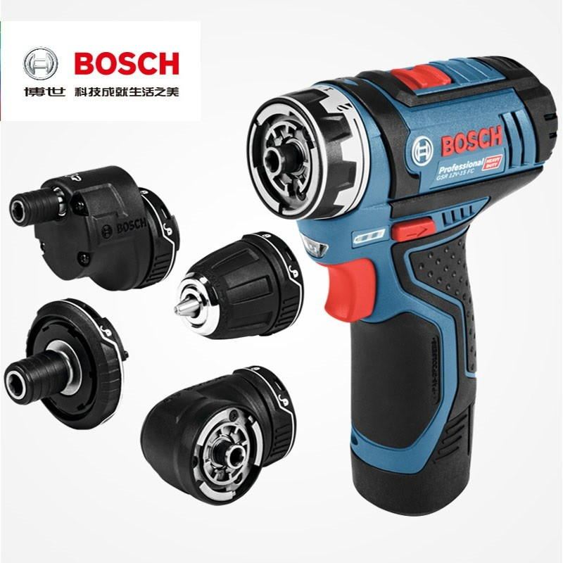 博世 充电式螺丝起子机 GSR 12V-15 FC 附4个夹头，多功能图3