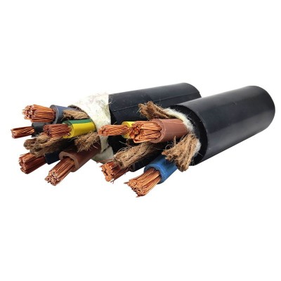 隧道施工专用电缆 橡胶电缆YCT4*4+1*2.5