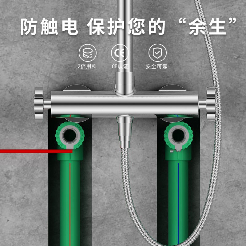 ppr水管配件家用冷热通用防触电双联内牙弯内丝图4