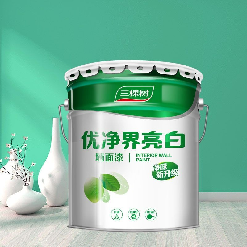三棵树乳胶漆 优净界亮白室内家用 24KG图4