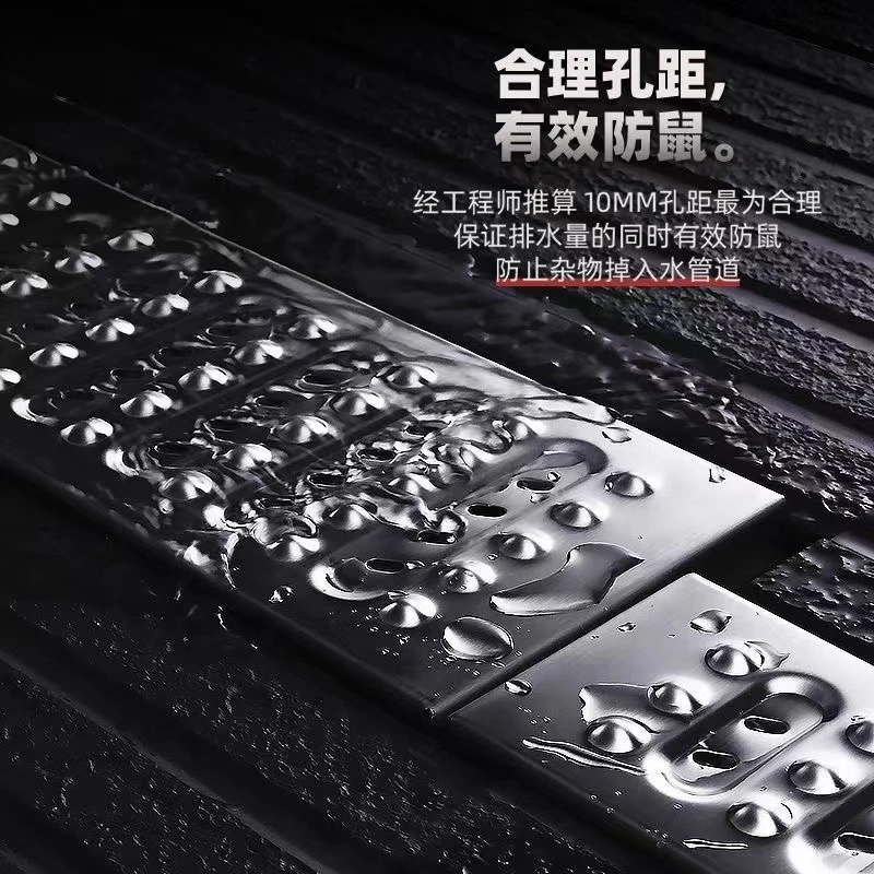 工起无机复合电缆沟盖板 不锈钢地沟盖板排水沟篦子 580*400*25MM图3