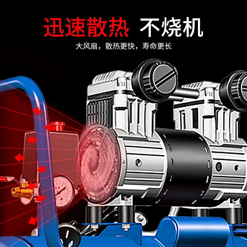 工起 东成空压机 铜线芯双管上气1000W-12升图3