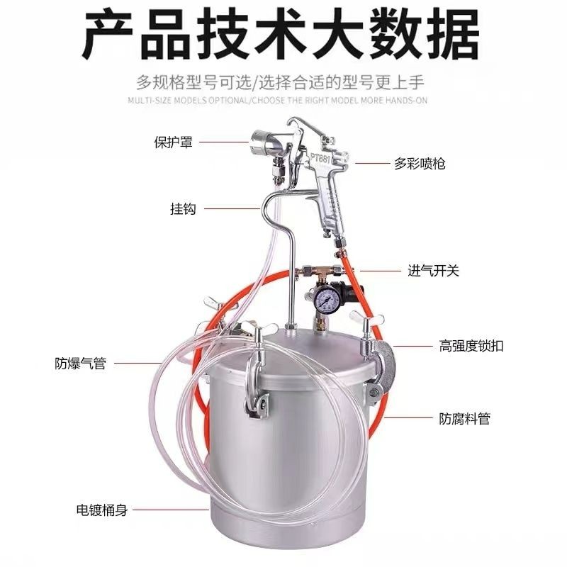 工起 涂料压力喷涂机 15L图2