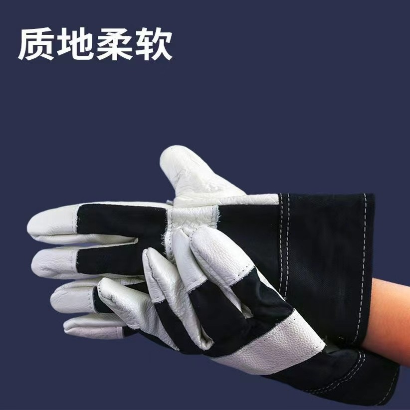 工起 电焊皮手套甲板手套 GQ24525-3图3