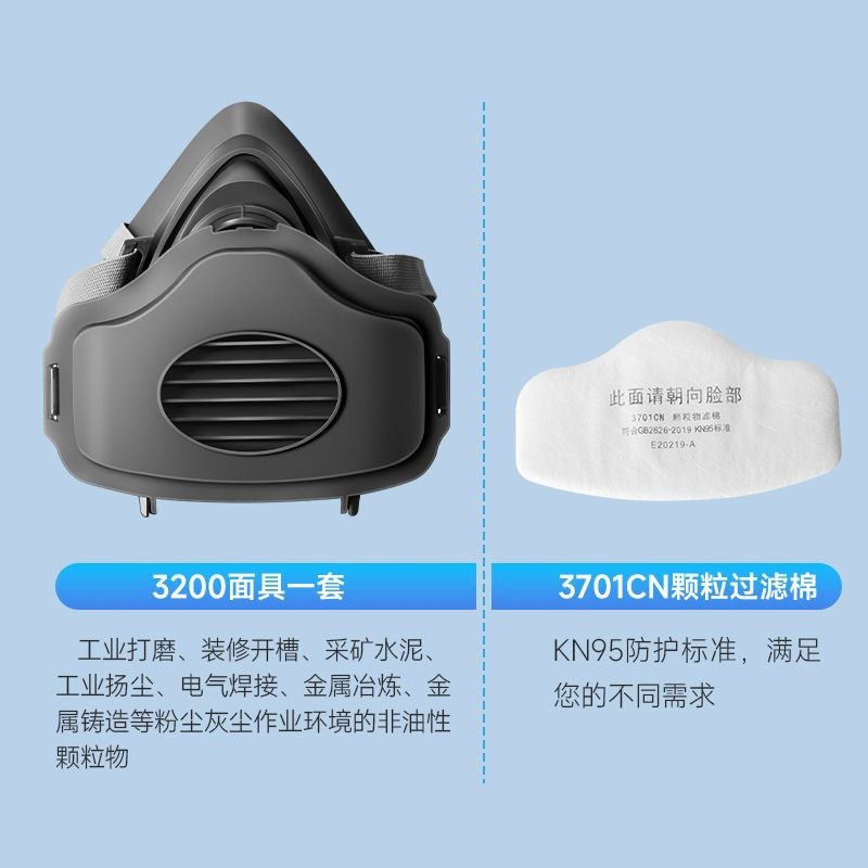 工起 防尘面罩面具 GQ26112图3